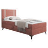 BOXBETT Ono 1, Setite: Links - Schwarz/Braun, Holz/Textil (90/200cm) - MIRJAN24