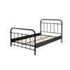 METALLBETT Karlyn 210x111x129 aus Metall in Schwarz - Schwarz, Metall (120/200cm) - 58aufmkessel