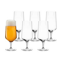 BIERGLÄSER Puccini transparent 330 ml 6er Set - Transparent, Glas (0.33L) - Leonardo Living