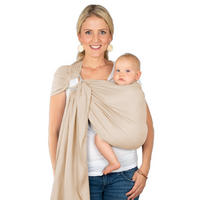 BABYTRAGETUCH Ring-Sling ultraleicht - Cappuccino, Textil (70/0.1/200cm) - Hoppediz