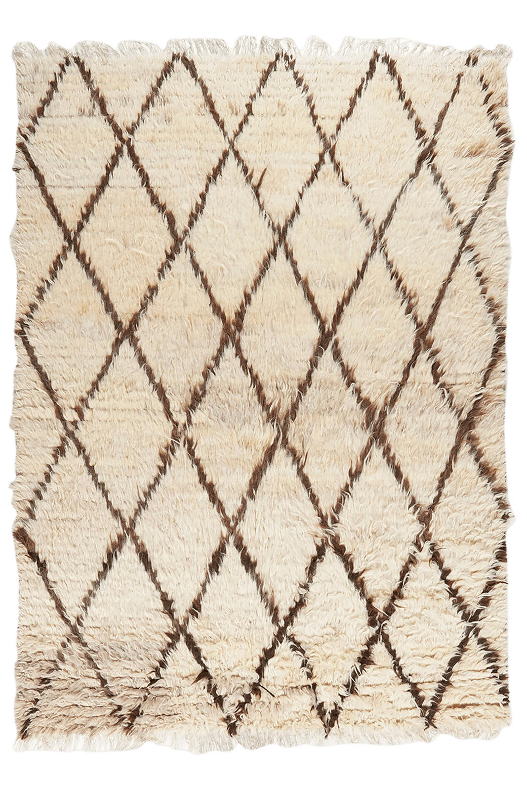 Looma Gabbeh-Teppich Beige 144x200 cm