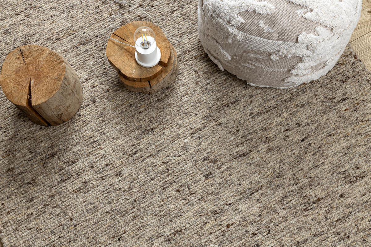 PREPROGA NEPAL 2100 sand, bež - volnena, dvostranska, naravna 60/100 cm - bež, tekstil (60/100cm) - rugsX
