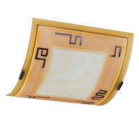 LED WANDLEUCHTE ARTA Gelb - Gelb, Glas (28/10/29cm)