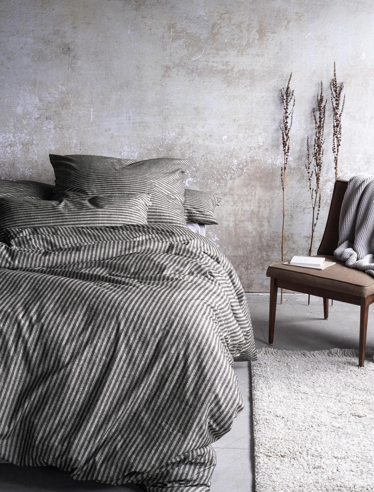 BETTWÄSCHE MINK 8872 - Silberfarben, Textil (155/220cm) - Irisette