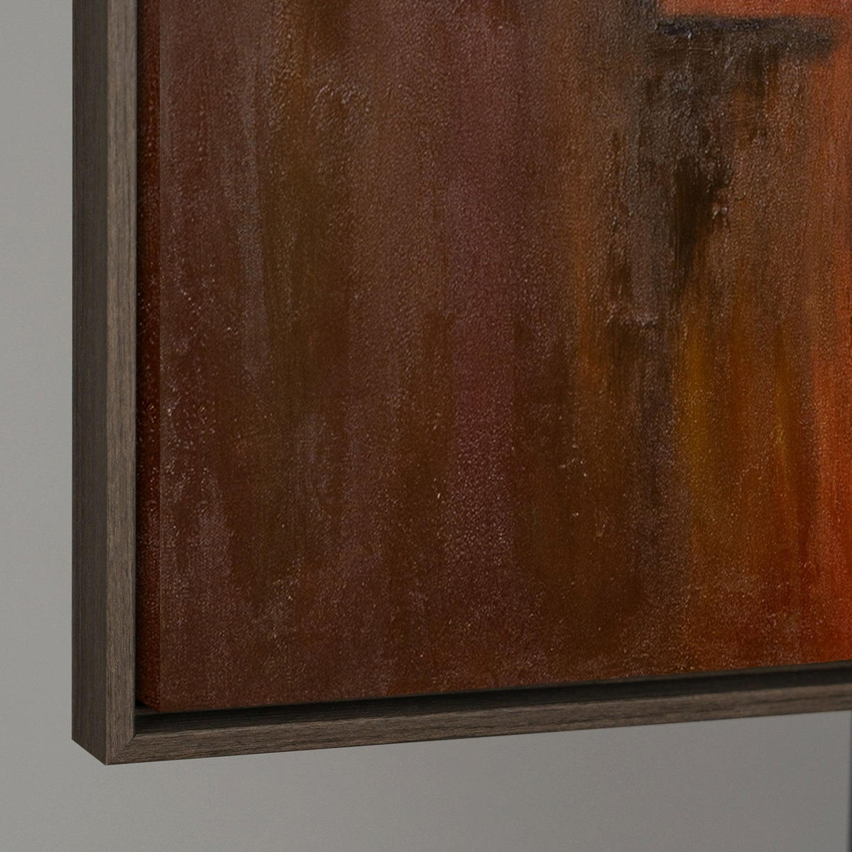GEMÄLDE Aufstieg Schattenfugenrahmen Grau 140x100 cm - Grau, Holz (140/100cm) - YS-art gallery