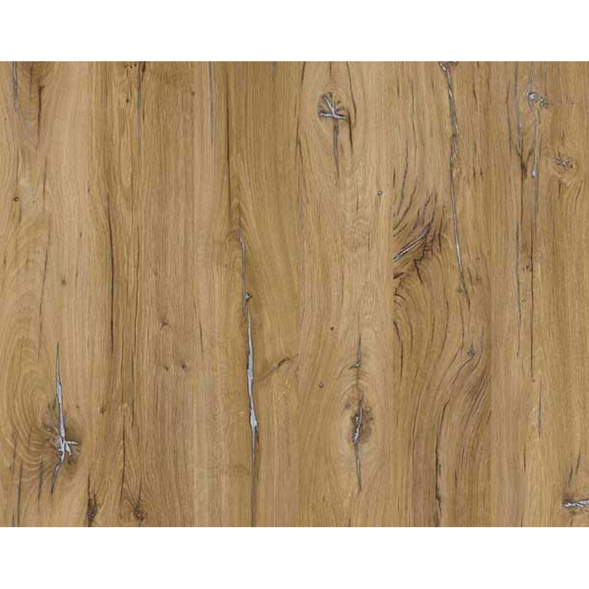 AUFSATZREGAL Casablanca Platingrau / Zinneiche 137 / 20 / 127 cm - Eichefarben/Grau, Holz/Holzwerkstoff (137/127/20cm) - Feldmann-Wohnen