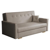SCHLAFSOFA Viva Sonic IV - Hellbraun/Schwarz, Holz/Textil (173/85/100cm) - MIRJAN24