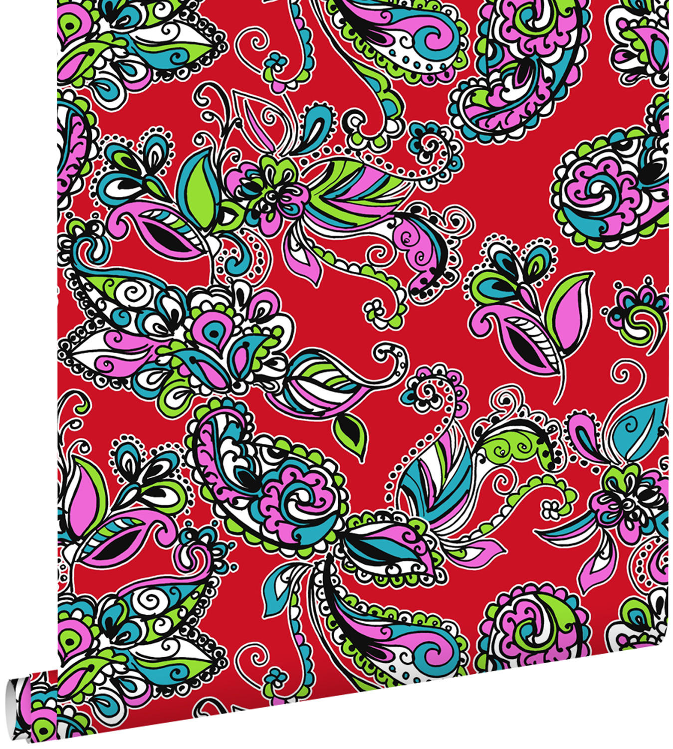 ESTAhome Tapete Grün 53x1000 cm