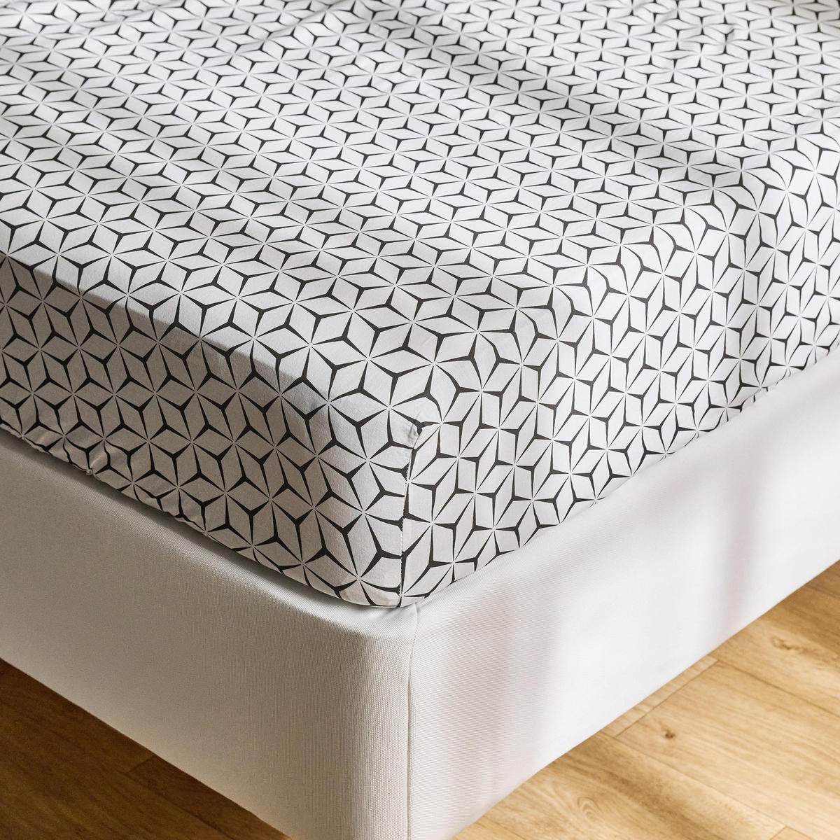 SPANNBETTTUCH Virelli - Schwarz, Textil (180/200cm) - home&you