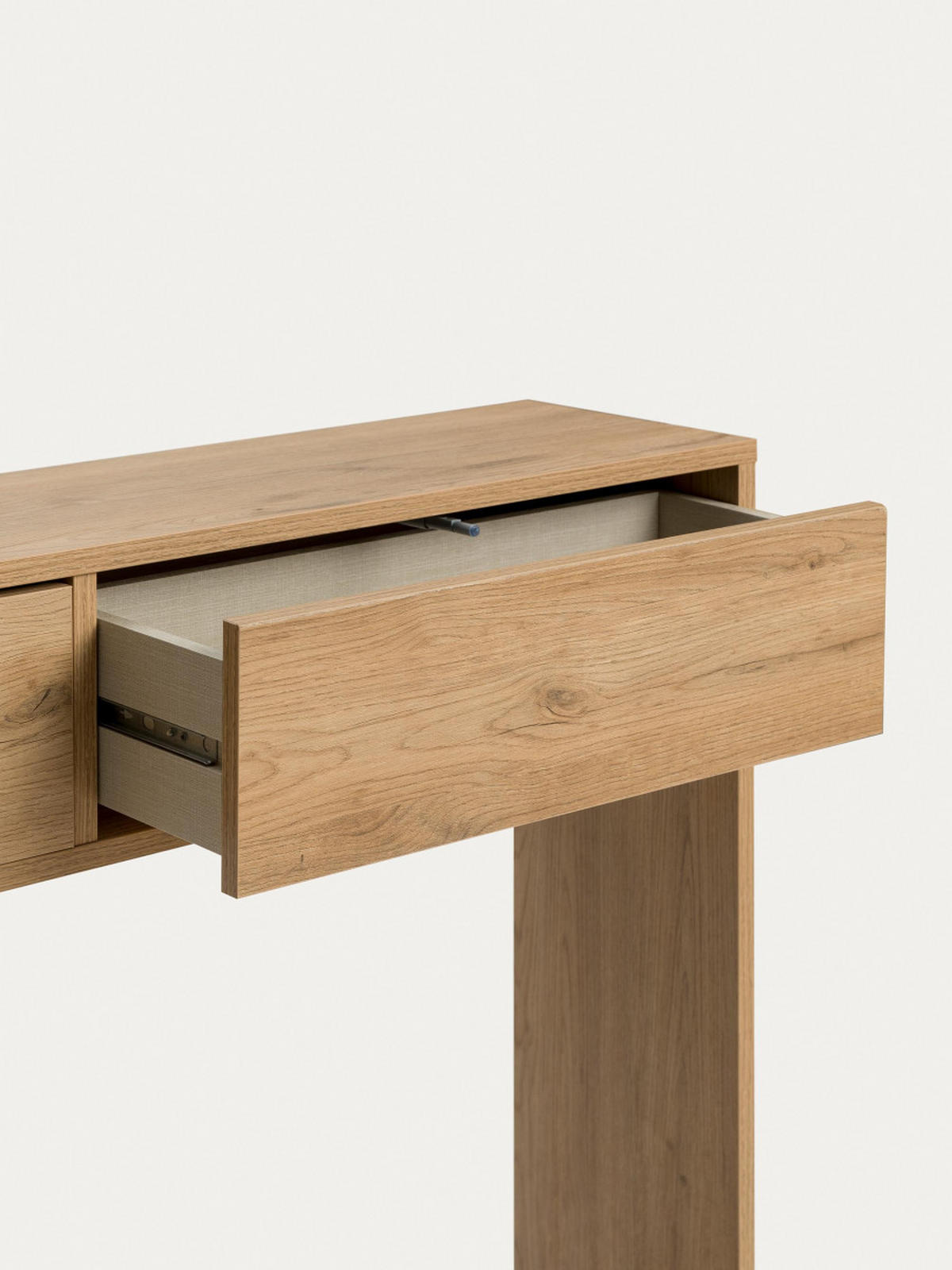 KONSOLE Hegas Natur 110 cm x 81 cm - Braun, Holzwerkstoff (110/81/25cm) - Kenay Home