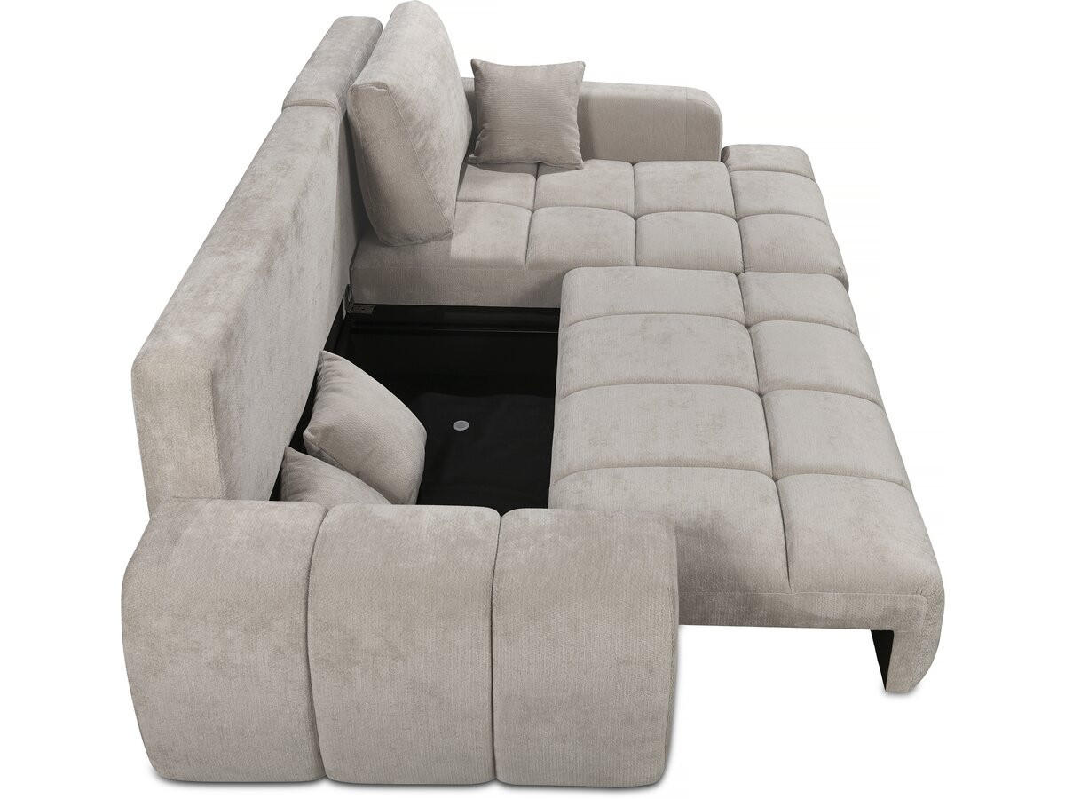 ECKSOFA verneuil beige - Beige, Textil (168/265cm) - Habitat Garten