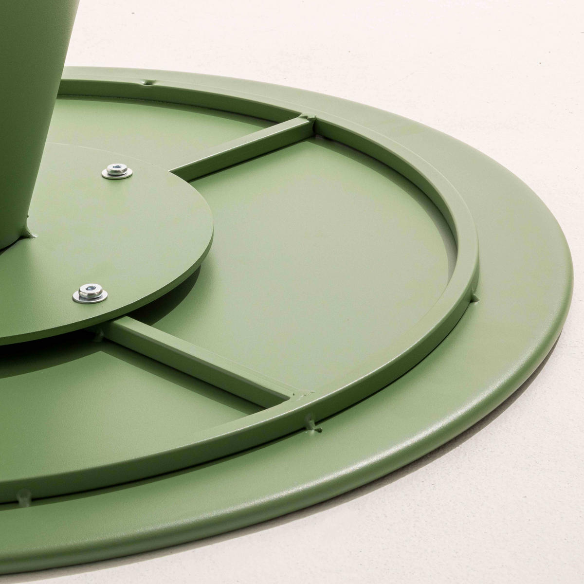 GARTENBEISTELLTISCH, Kaktusgrünen - Grün, Metall (30/30/42.5cm) - Oviala