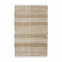 JUTETEPPICH Arlyn gestreift 60/90 cm - Naturfarben, Naturmaterialien (60/90cm) - Homescapes