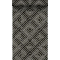 TAPETE 3D grafisches Motiv 50 x 900 cm - Grau, Papier (50/900cm) - Origin Wallcoverings