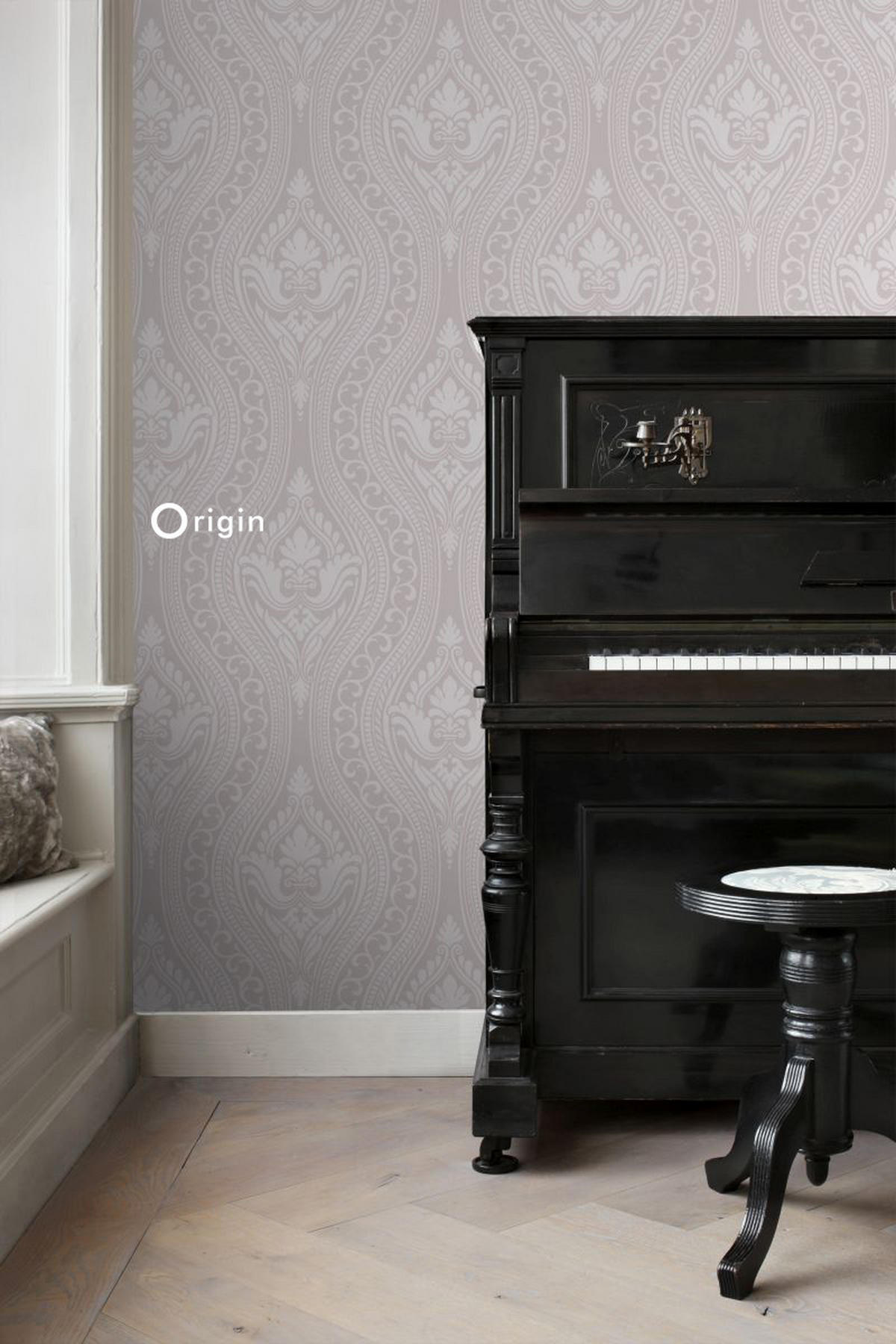 TAPETE Ornamente 53 cm x 10.05 m - Pink, Papier (53/1000cm) - Origin Wallcoverings