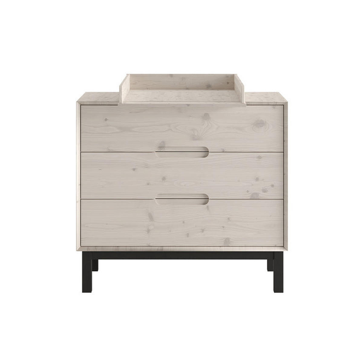 PŘEBALOVACÍ KOMODA Country Bělené dřevo - hnědá, dřevo (100/90.8/48.8cm) - Petits-meubles
