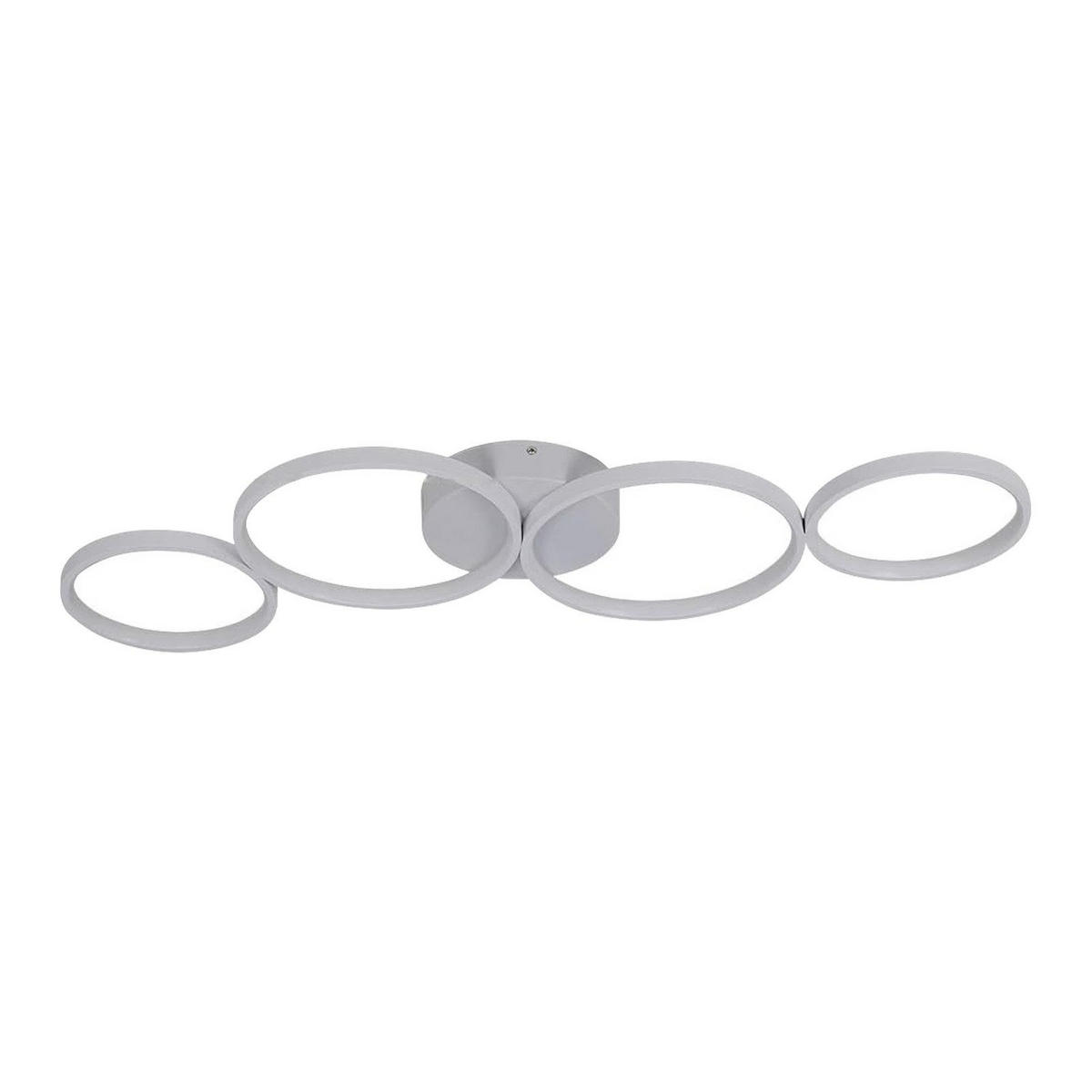 LED-DECKENLEUCHTE Demeter 52/31/6cm - Weiß, Metall (52/31/6cm) - ZMH