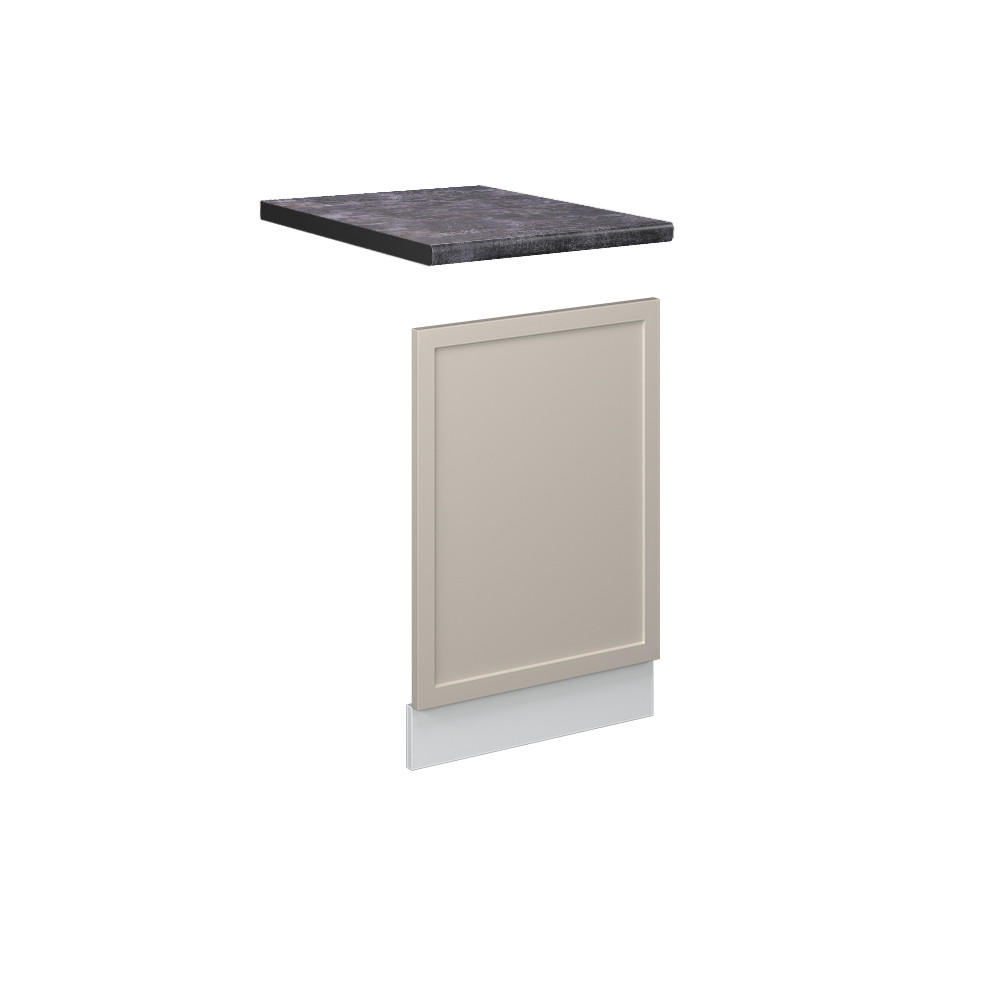 FRONTPANEL Fame-Line, Gråbeige/Vit, 45 cm, AP Antracit Greige, Vit 67.4/45/60 cm