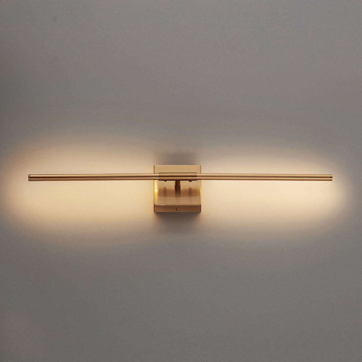 WANDLEUCHTE Collins, Messing, 71cm - Goldfarben, Metall (11.4/71/11.4cm) - KOSILUM