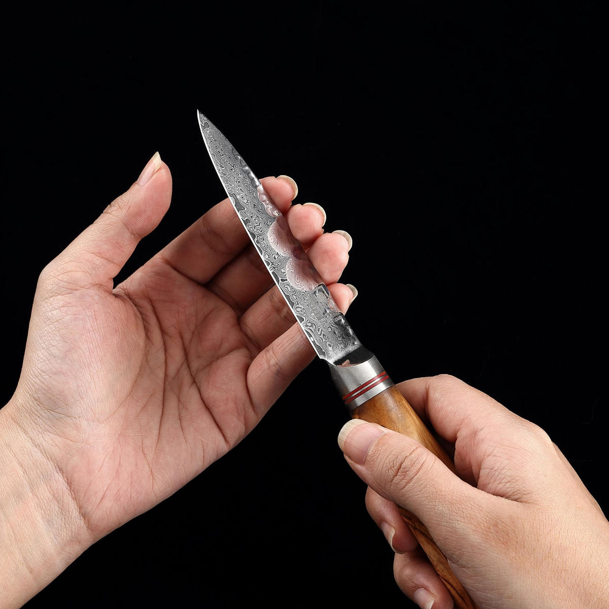 OFFICEMESSER 9 cm - Braun, Holz/Metall (21cm) - Zayiko