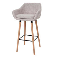 BARHOCKER Beige - Beige, Textil (53/99/45cm) - MCW