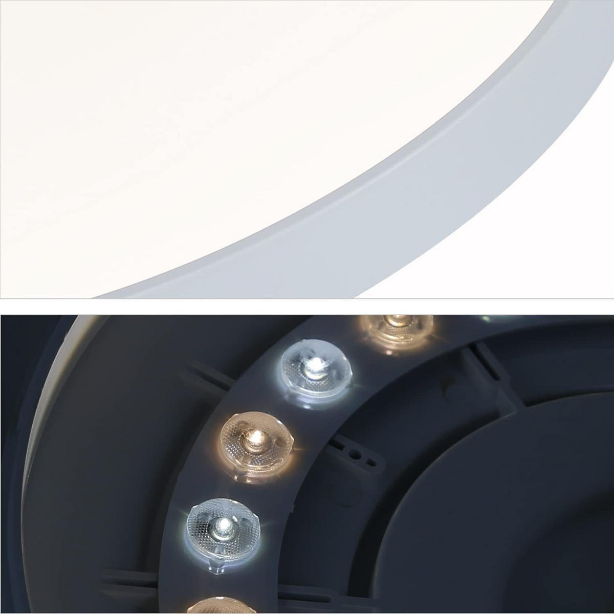 LED-DECKENLEUCHTE Roland 28/28/3 cm - Weiß, Kunststoff (28/28/3cm) - Nettlife