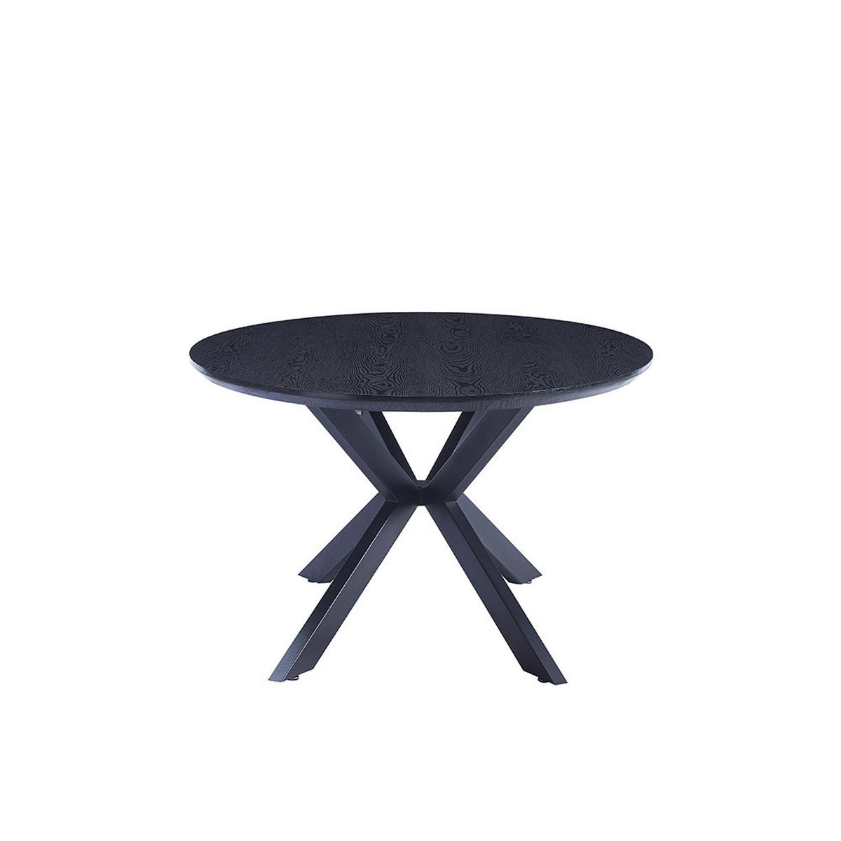 ESSTISCH OVAL AVENTIS - Dark Oak, 200 x 120 cm - Schwarz, Holz (200/120/4cm) - Home Deluxe