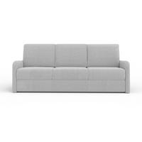 3-SITZER SOFA BIANCO 215 cm breit in Boucle Hellgrau - Hellgrau, Holzwerkstoff/Textil (215/90/92cm) - Deine Möbel 24