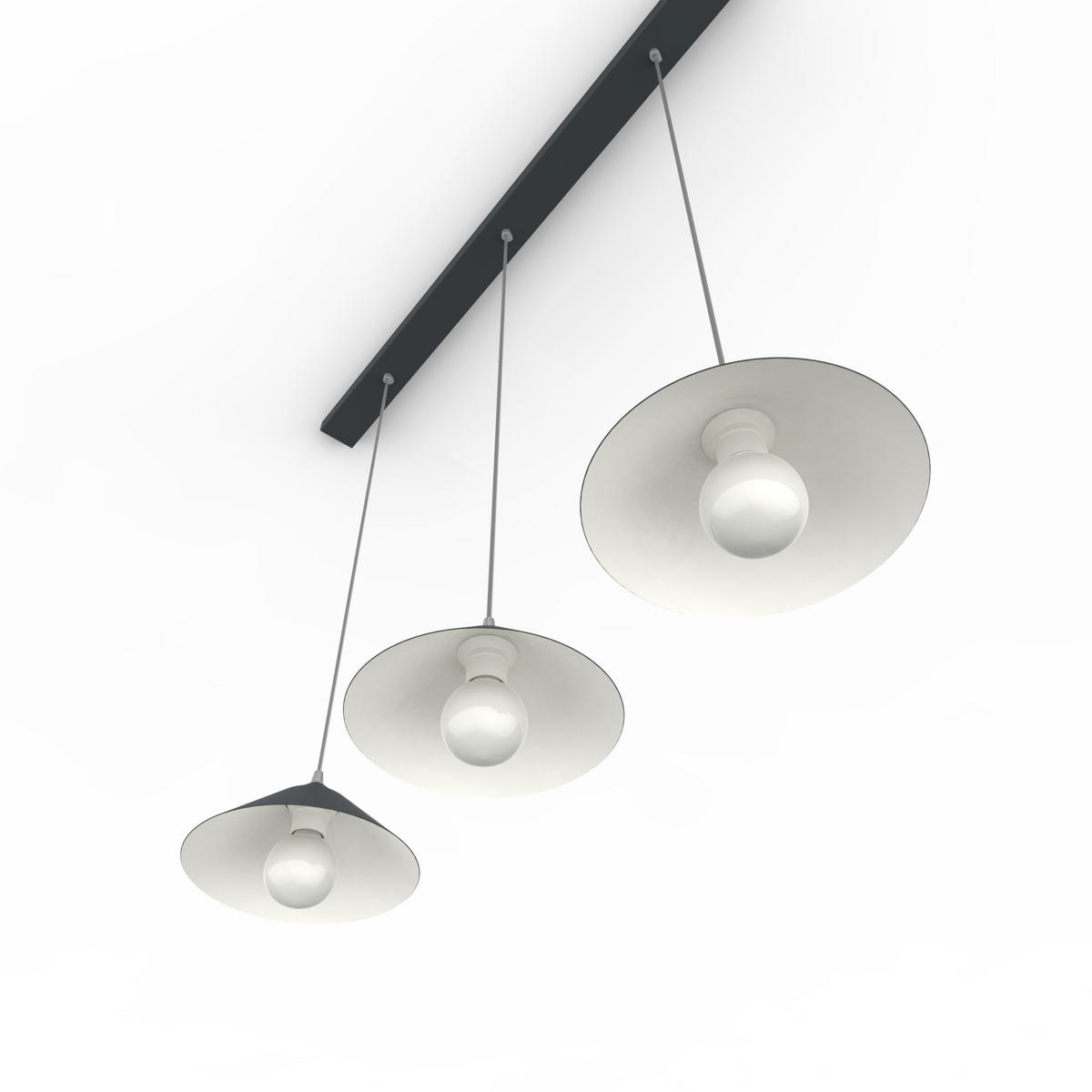 HÄNGELEUCHTE - Grün, Metall (25/100/120cm) - Lumicom