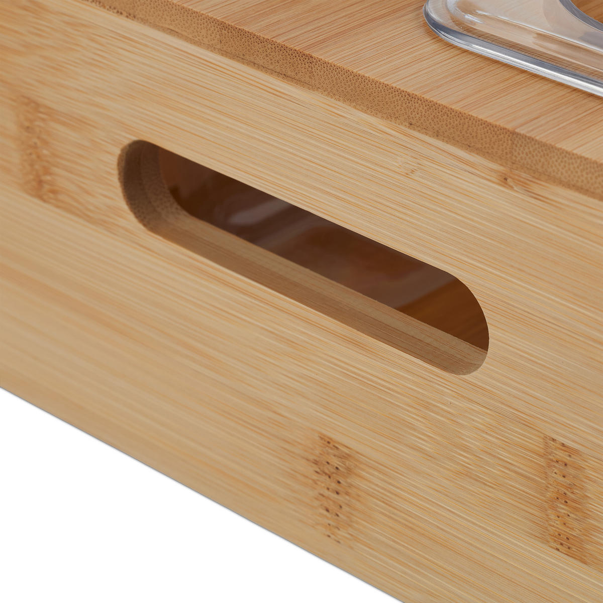COUCHBAR - Hellbraun, Holz/Wellpappe (40/10.5/26cm) - Relaxdays