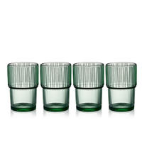 CAFÉGLAS Kusintha 38 cl 4 Stck. Grün - Grün, Glas (0.38L) - Bitz