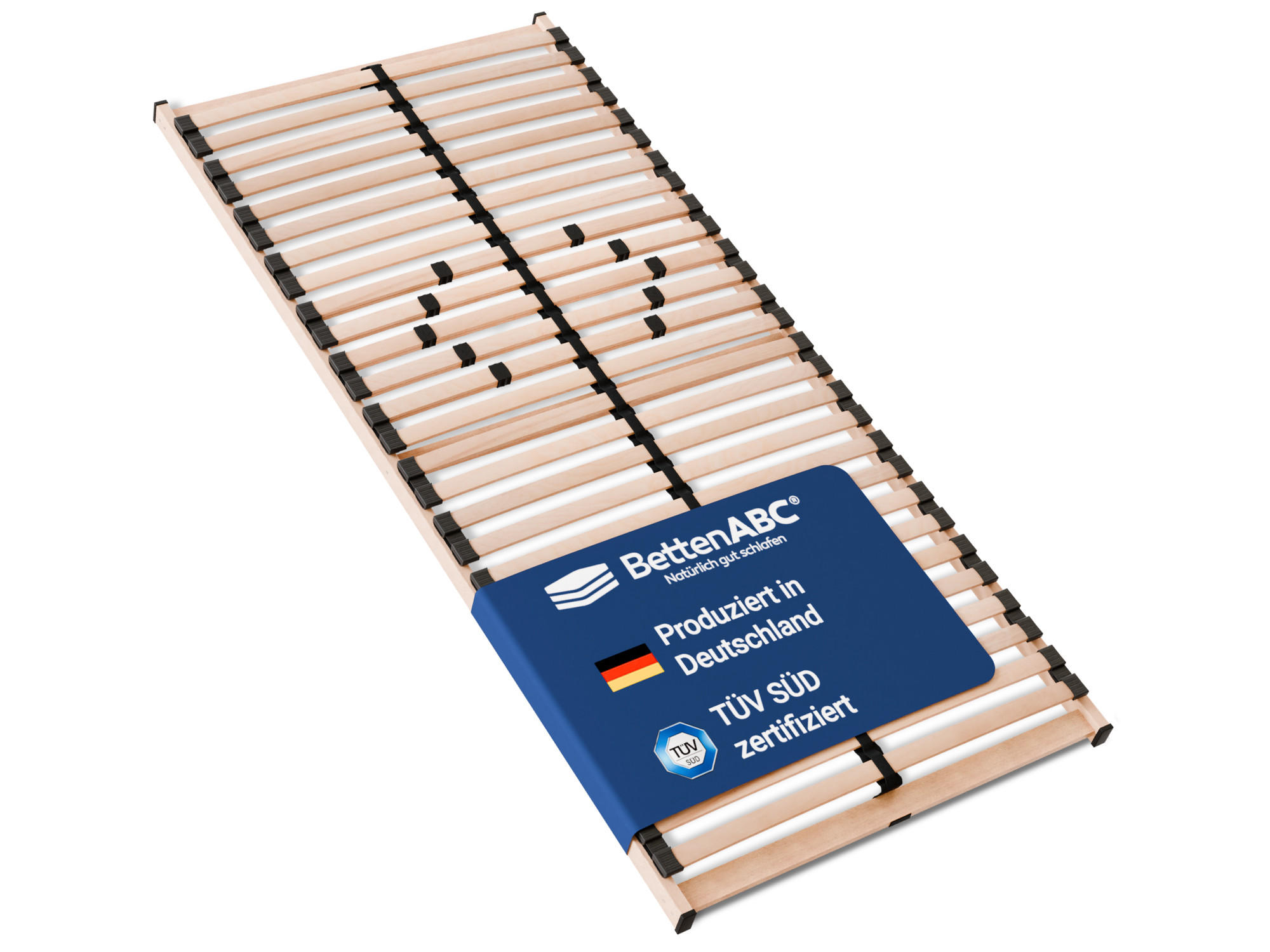 LATTENROST MAX1 NV zur Selbstmontage, Größe: 90x200 - Braun, Holz (90/200cm) - Betten-ABC