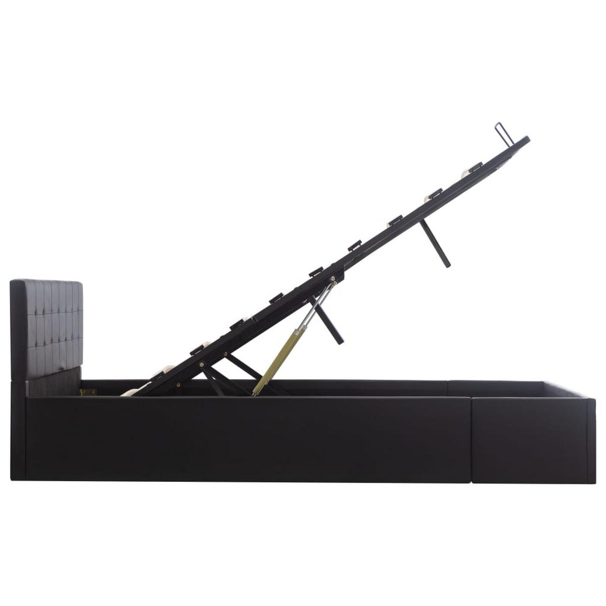METALLBETT Jamison 148/211 cm - Schwarz, Metall (140/200cm) - Nettlife