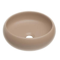 AUFSATZWASCHBECKEN 36 cm - WIKI BM298 in Cappuccino/ Mattglanz - Cappuccino, Keramik (36/12/36cm)
