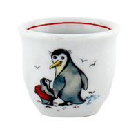 EIERBECHER 4,5 cm Pinguin - Multicolor, Keramik (5/4.3/5cm) - Eschenbach