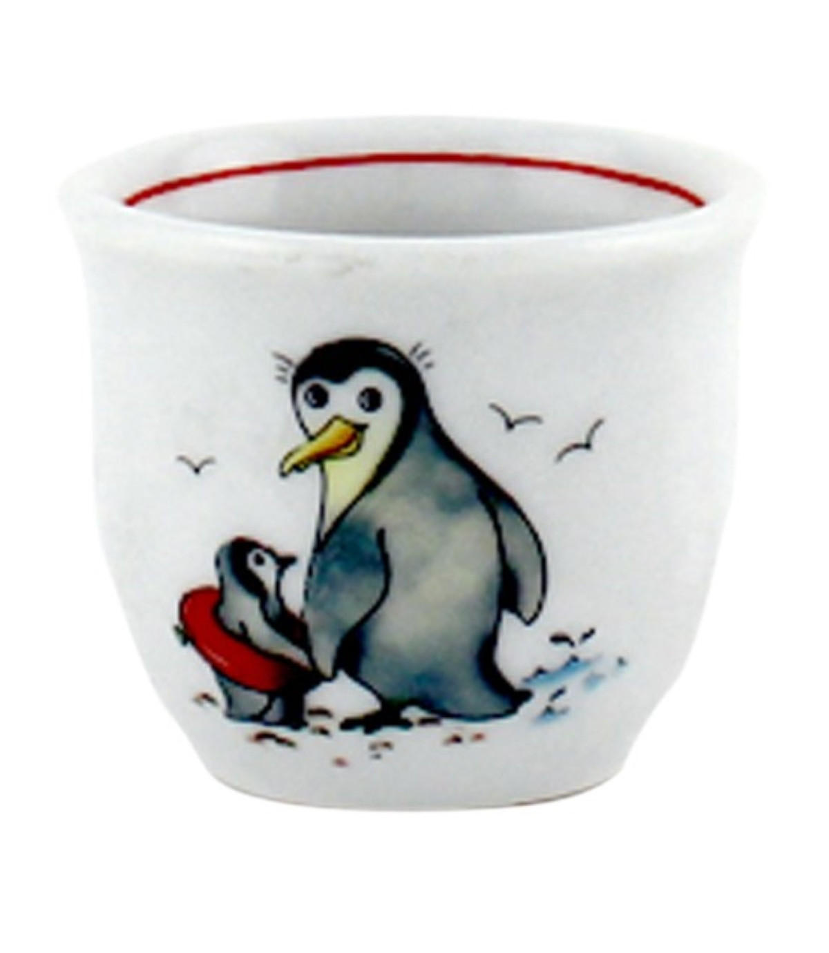 EIERBECHER 4,5 cm Pinguin - Multicolor, Keramik (5/4.3/5cm) - Eschenbach
