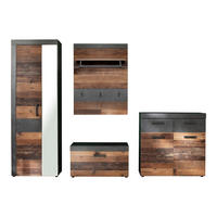 GARDEROBE Braun - Braun, Holzwerkstoff (265/192/37cm) - ebuy24