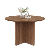 ESSTISCH Rund 120cm Walnuss Skandinavisch Modern - Walnussfarben, Holzwerkstoff (120/120/75cm) - FLIEKS