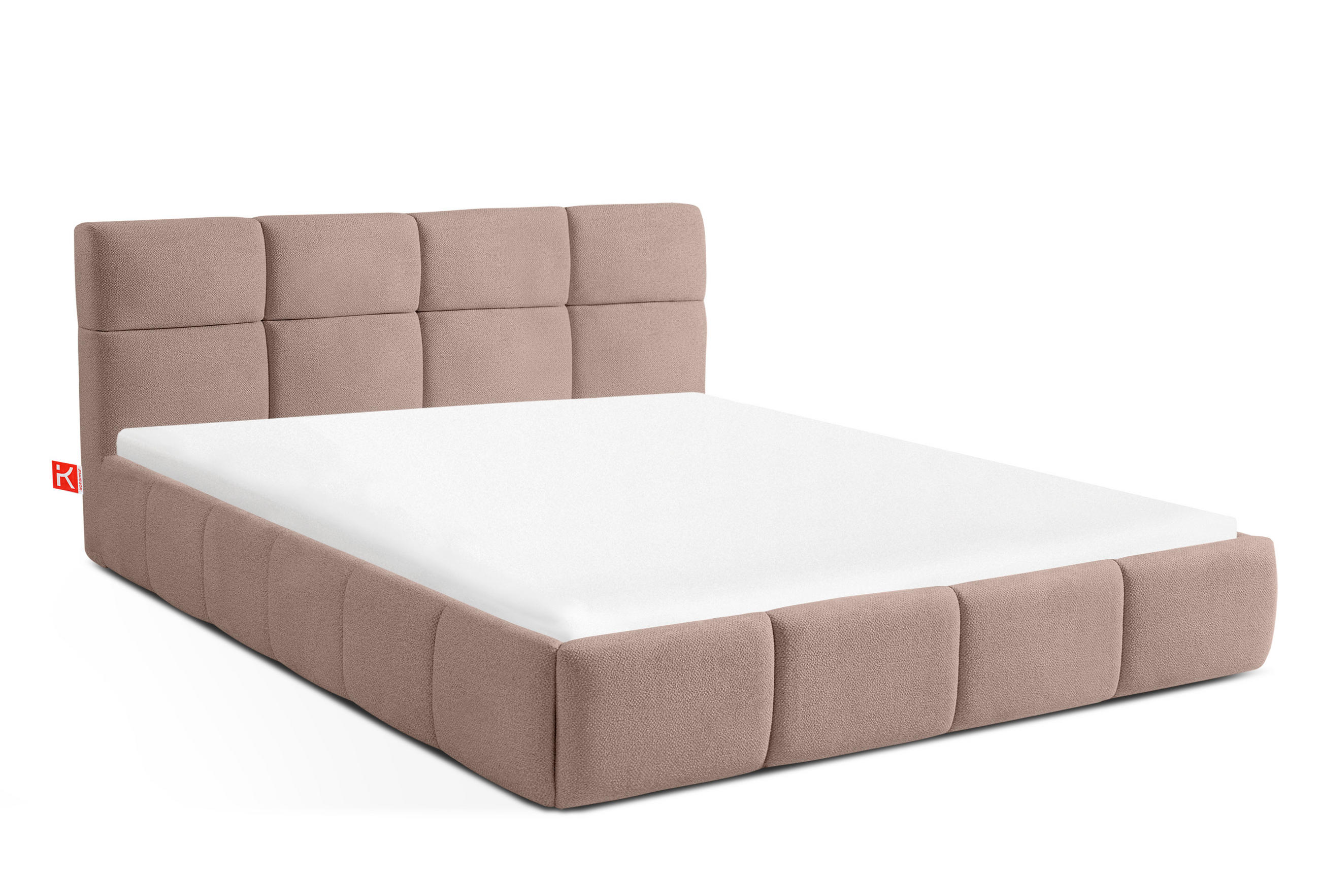 POLSTERBETT ALTOS, rosa - Rosa, Holz/Holzwerkstoff (140/200cm) - KONSIMO®