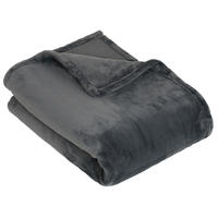 KUSCHELDECKE, 150x200 cm, 100% Polyester, Grau - Anthrazit, Textil (150/200cm) - Zollner
