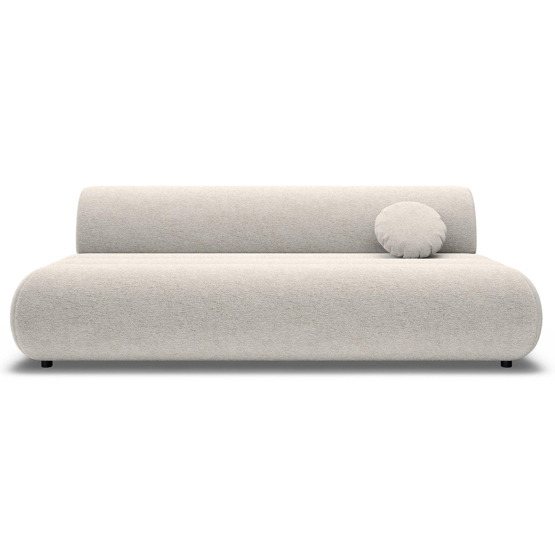 SCHLAFSOFA Arione 214 cm - Ecru/Schwarz, Holz/Kunststoff (214/74/104cm) - Selsey