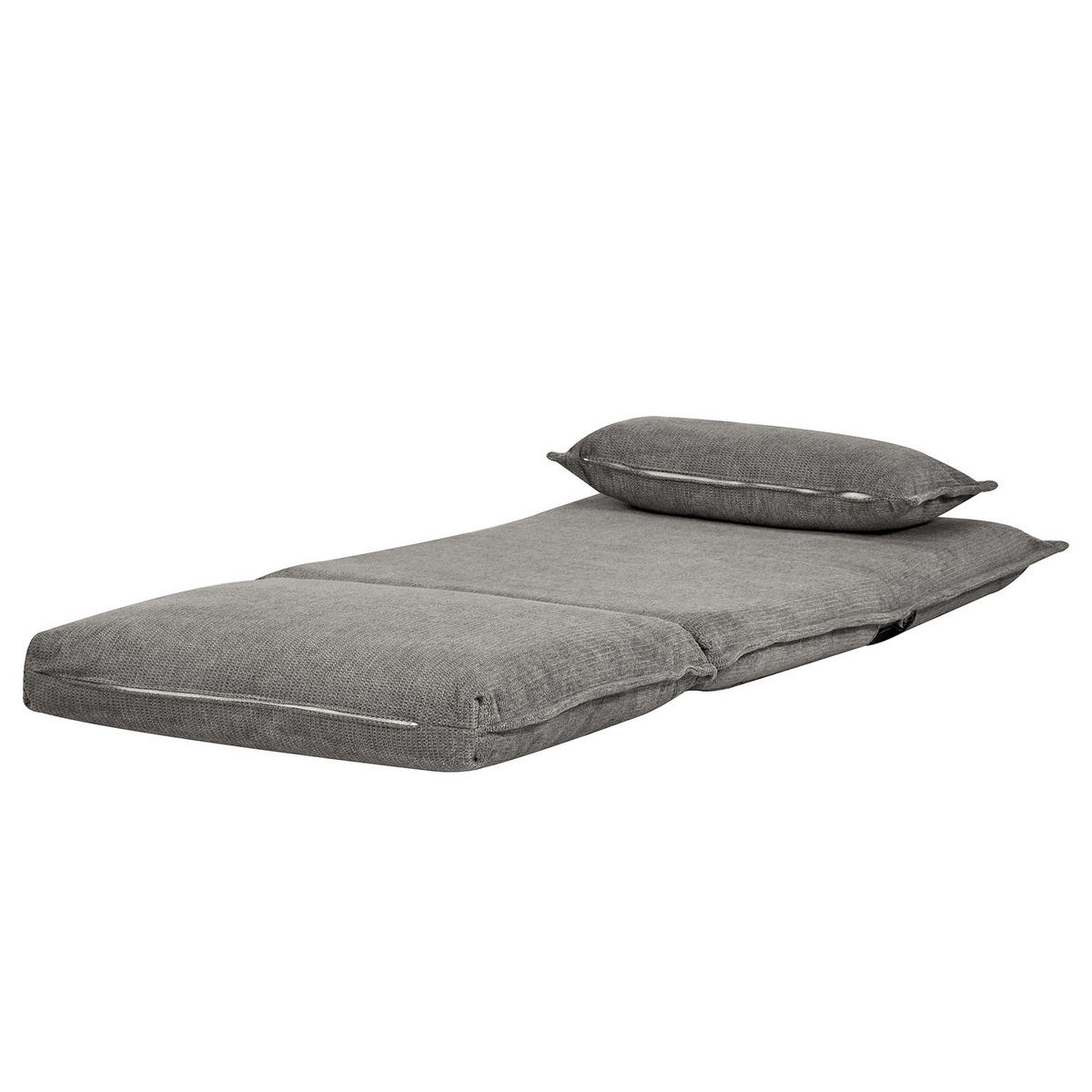 SCHLAFSESSEL - Grau, Textil/Metall (86/59/67cm) - home24