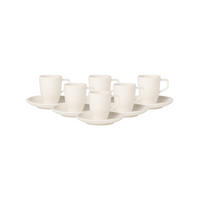 ESPRESSOTASSEN MIT UNTERTASSEN Artesano Original weiß 100 ml 6er Set - Weiß, Keramik (12/8/12cm) - Villeroy & Boch