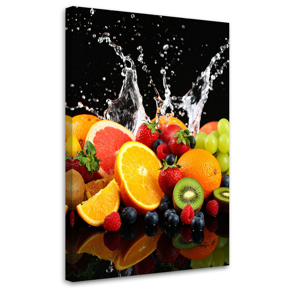 Feeby Leinwandbild Mehrfarbig 60x90 cm