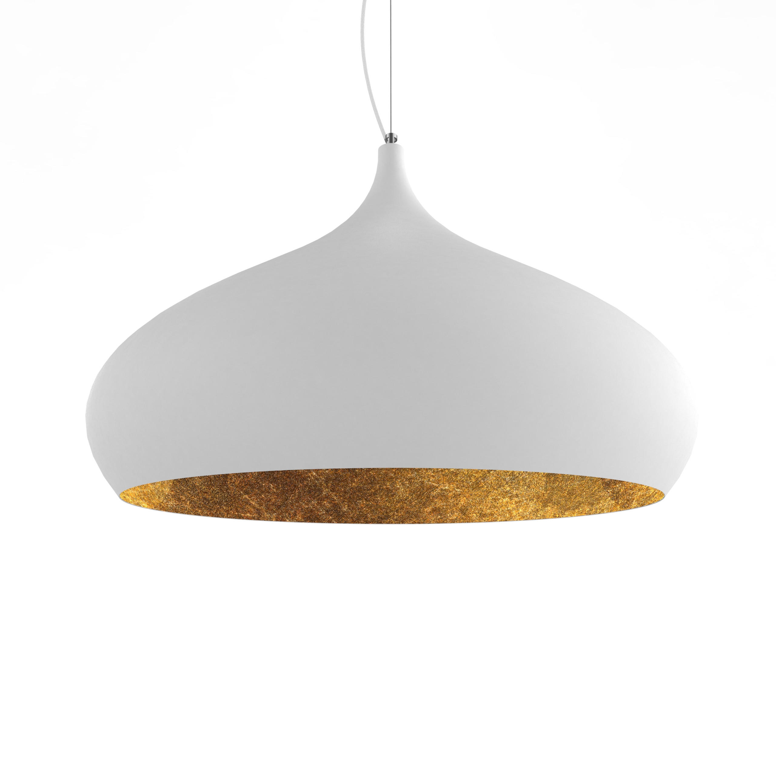 HÄNGELEUCHTE - Goldfarben, Metall (60/60/55cm) - Lumicom