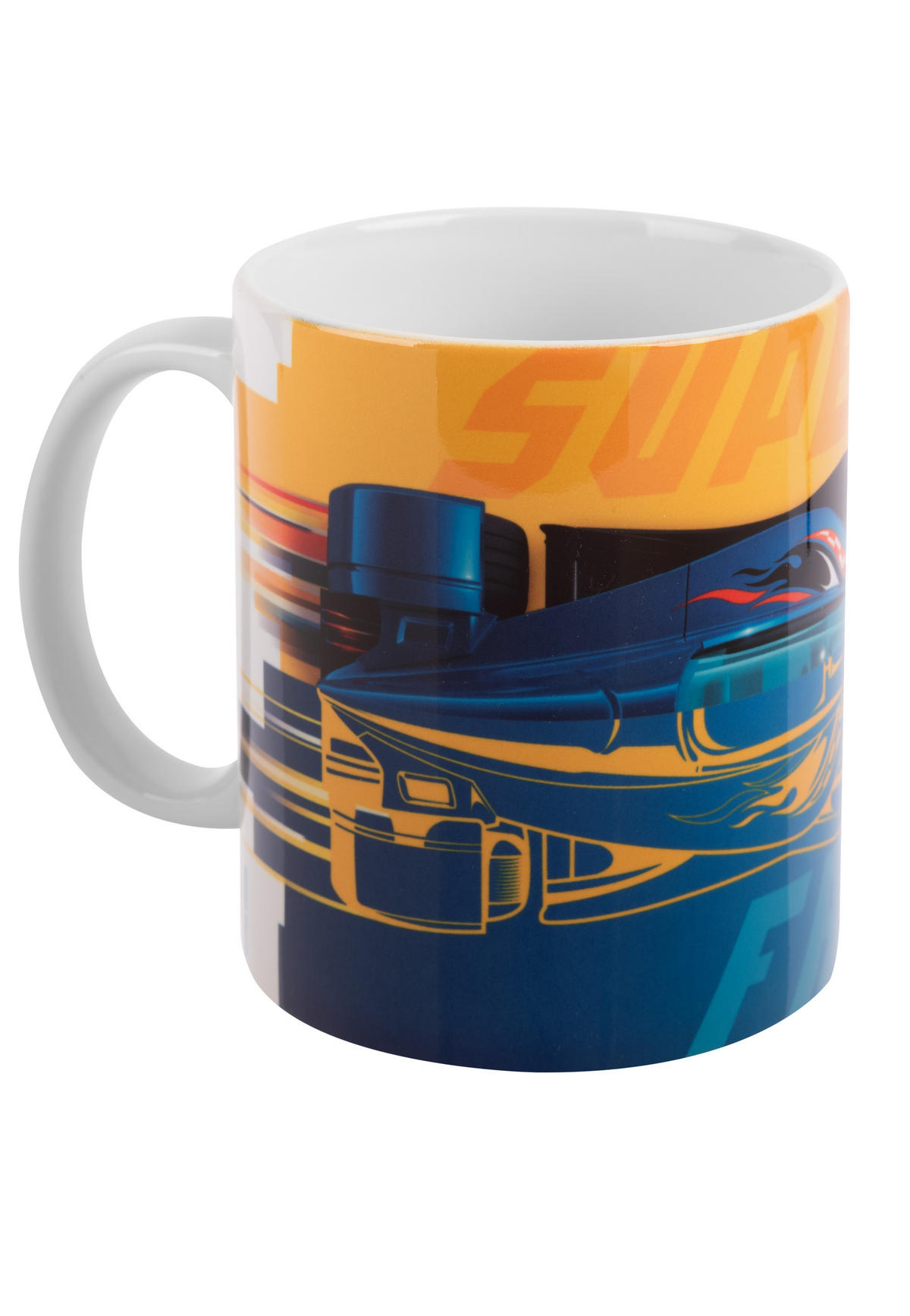 BECHER Hot Wheels Final Zone Blau 320 ml - Multicolor, Keramik (0.32L) - Hot Wheels