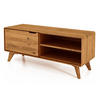 GREG HIFI-SCHRANK Wildeiche - Wildeiche, Holz (120/48/40cm) - byoak