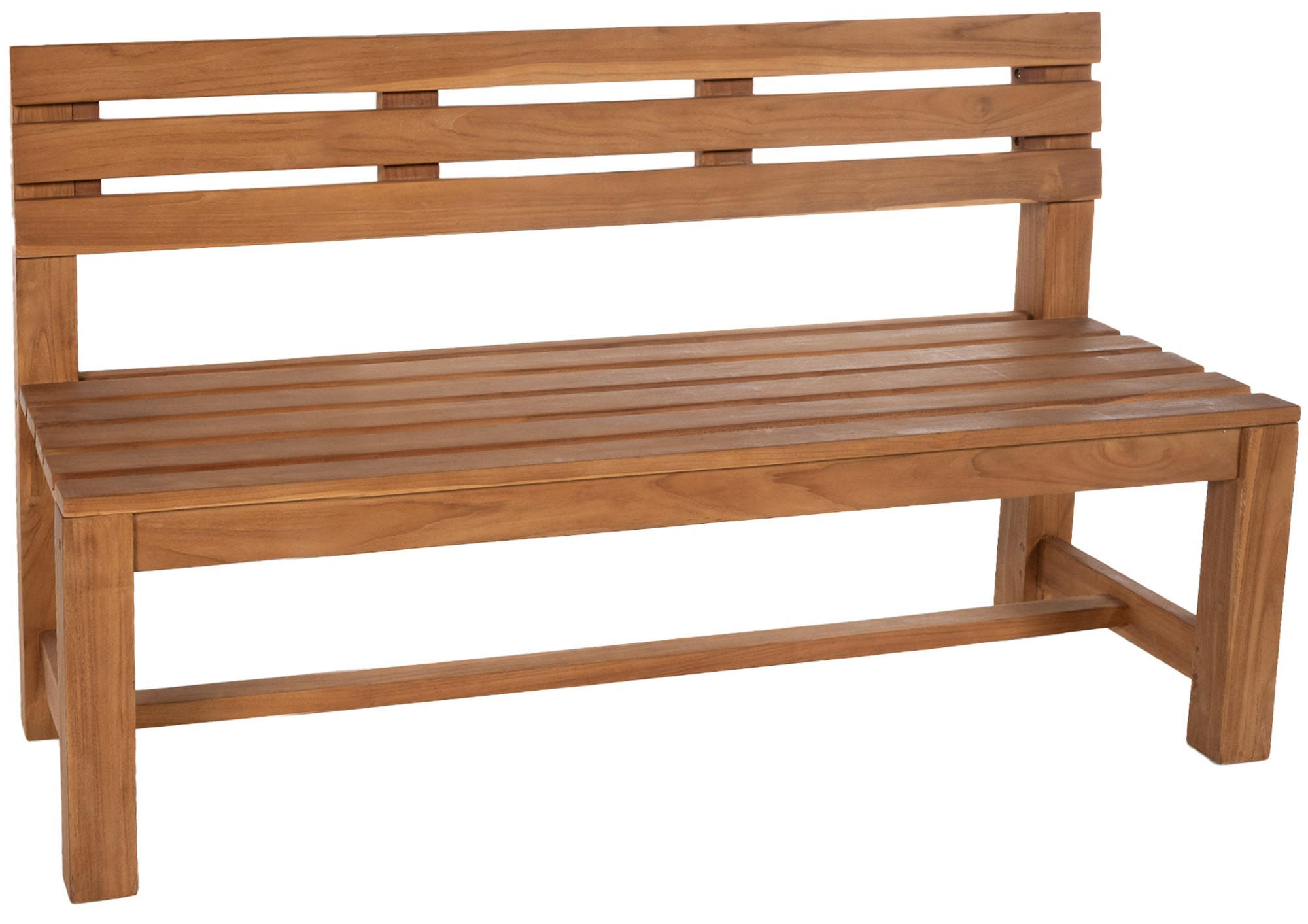 GARTENBANK 180/50 cm Holz teak - Teakfarben, Holz (180/85/50cm) - CLP
