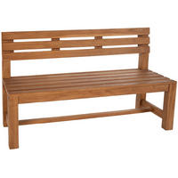 GARTENBANK 180/50 cm Holz teak - Teakfarben, Holz (180/85/50cm) - CLP