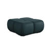 POUF Kunstleder Blau - Blau/Petrol, Leder/Kunststoff (95/41/95cm) - Makamii